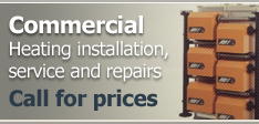 Commercial heating installation, service and repairs